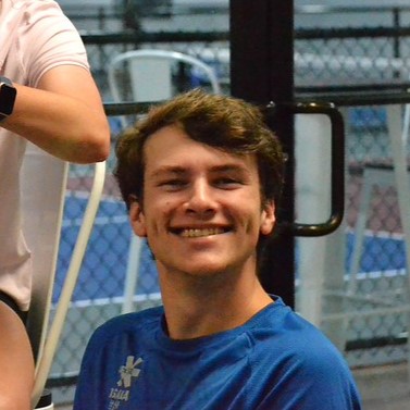 Jacob at the first UAH Pickleball Fundraiser Tournament.